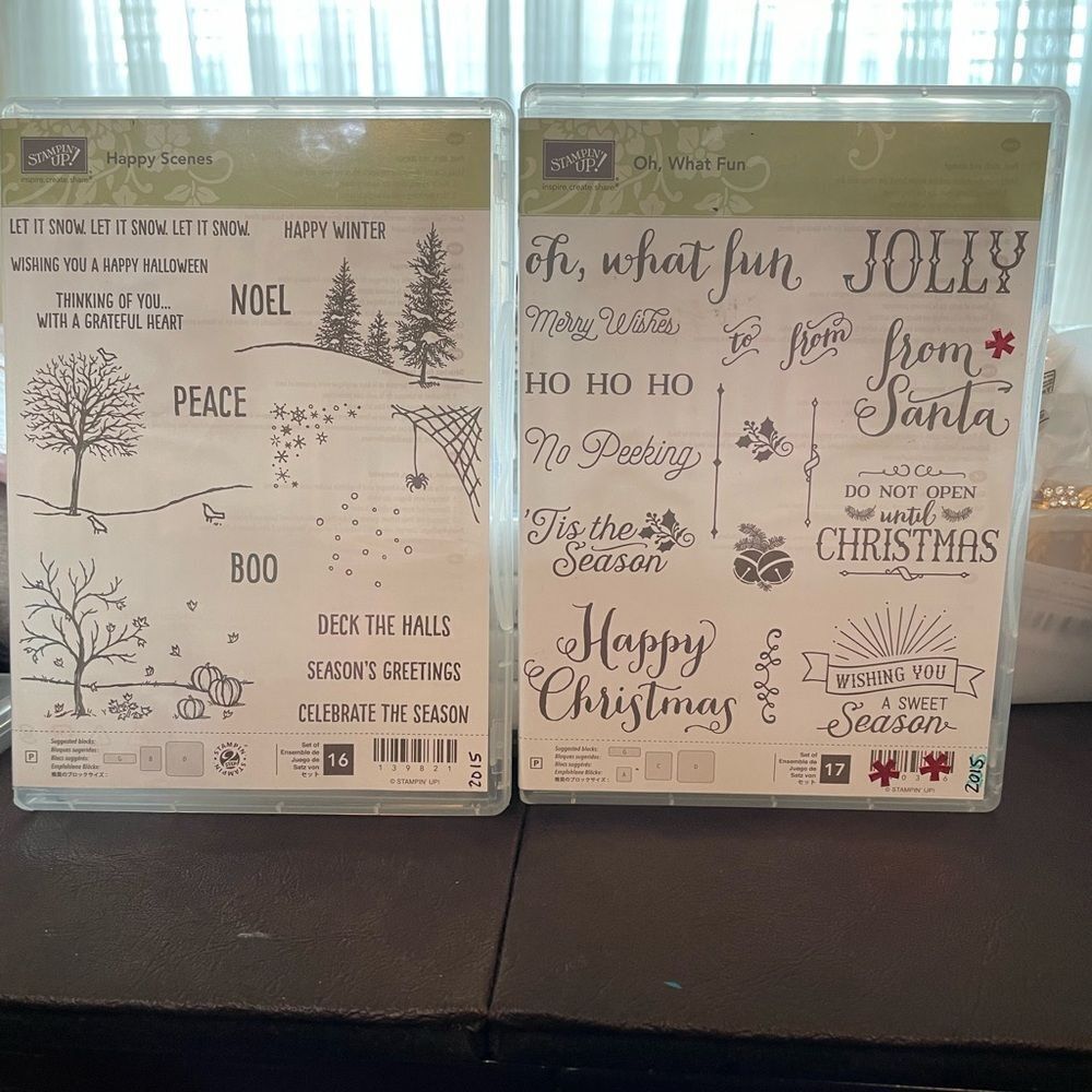 STAMPIN UP, 2 sets CHRISTMAS (7-8)